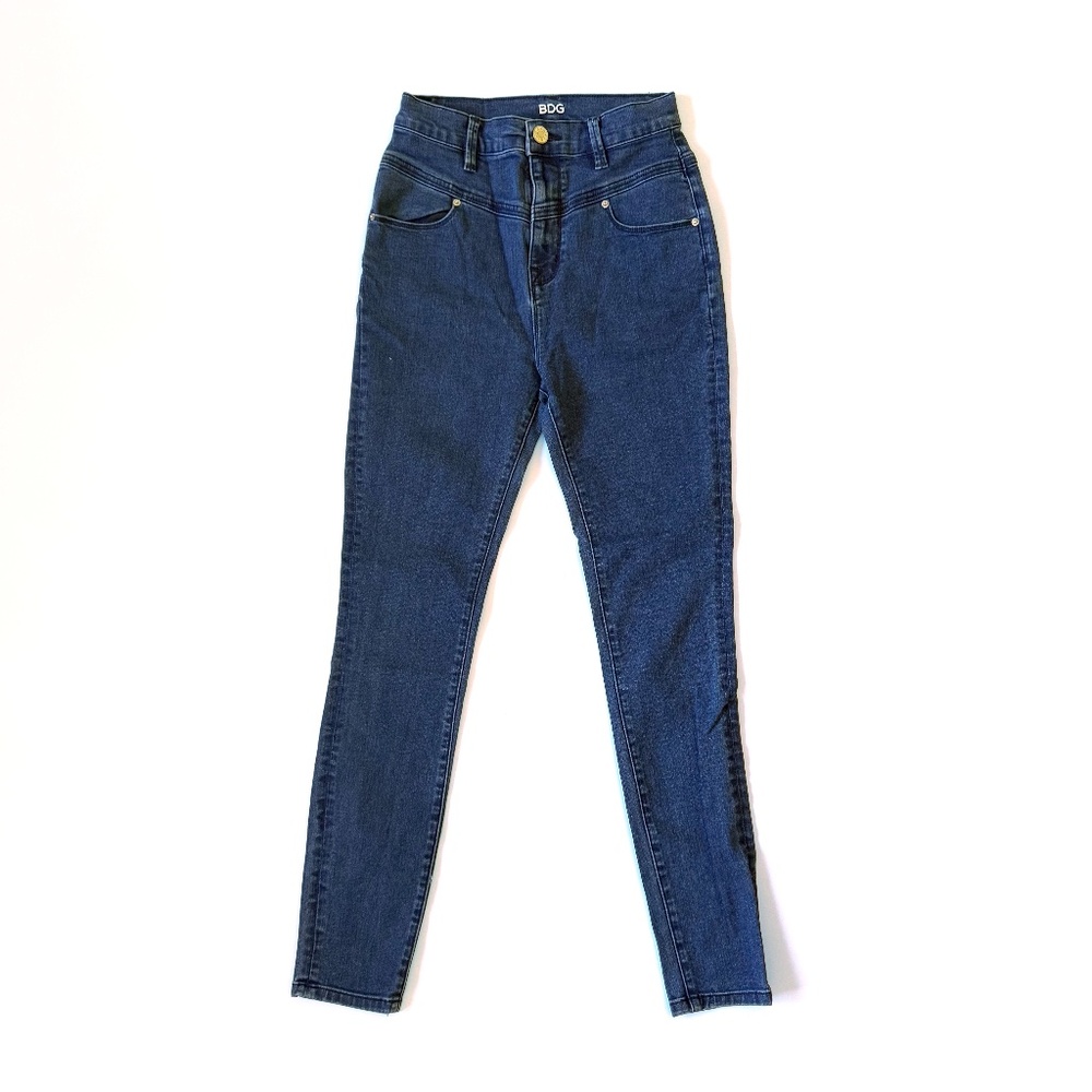 BDG high rise seam jean ankle cut